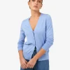 Forcast Nicolette V-neck Knit Cardigan* Long Sleeve Tops|Work Tops