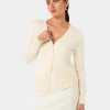 Forcast Nicolette V-neck Knit Cardigan* T-Shirts & Tops|Long Sleeve Tops