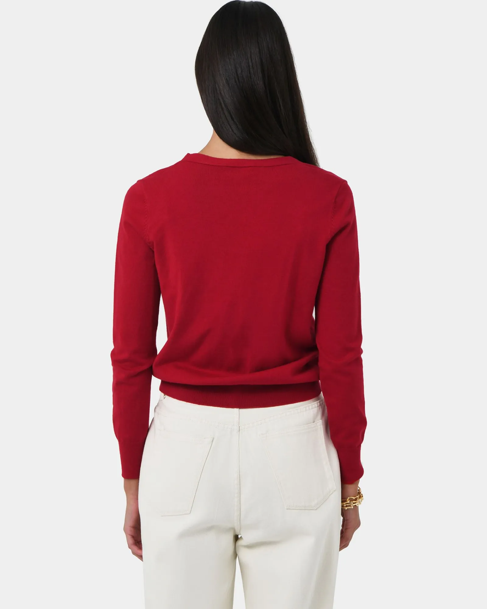 Forcast Nicolette V-neck Knit Cardigan* Long Sleeve Tops|Work Tops