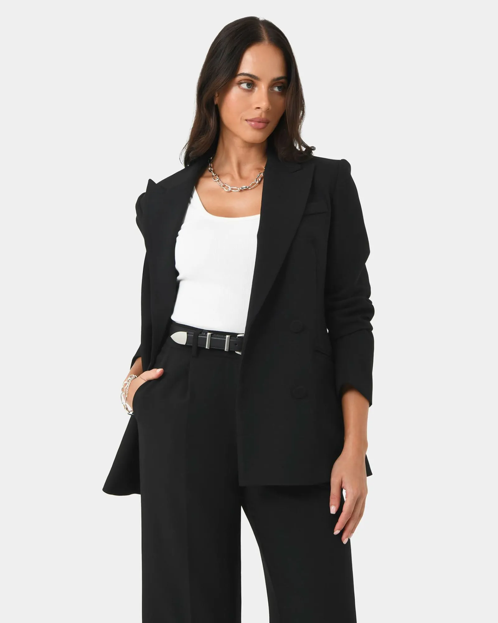 Forcast Nikki Double Breasted Blazer* Jackets & Blazers|Matching Sets