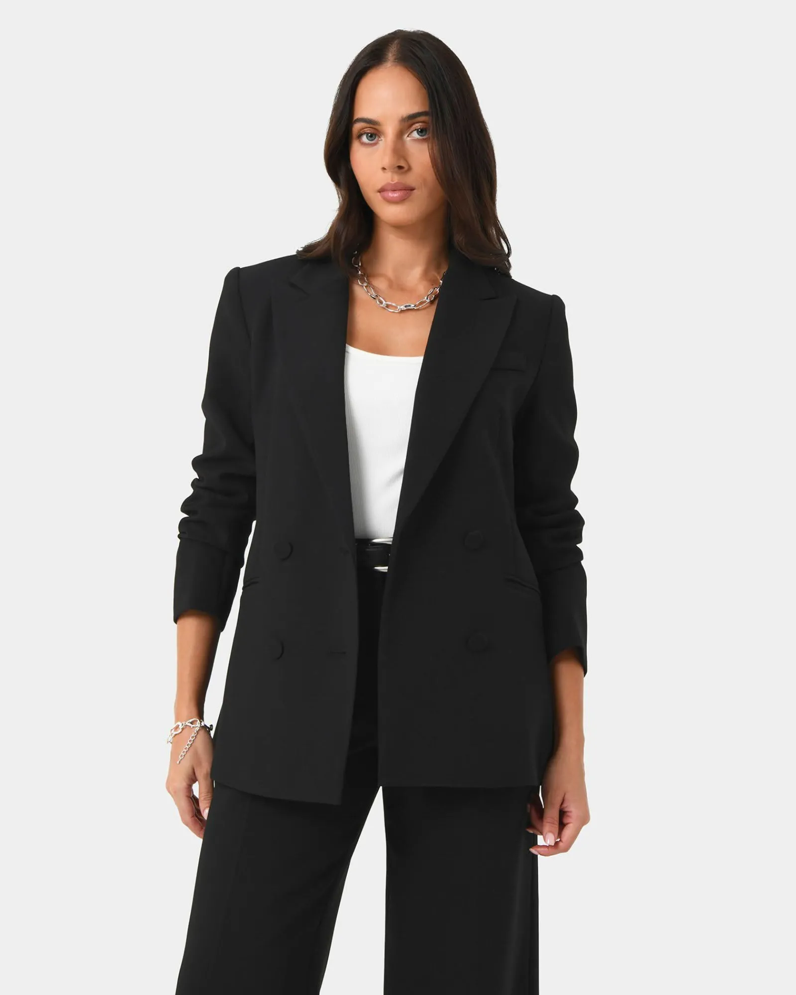 Forcast Nikki Double Breasted Blazer* Jackets & Blazers|Matching Sets