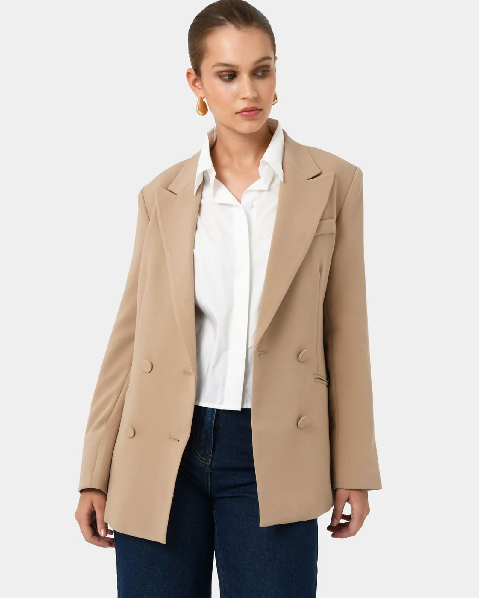 Forcast Nikki Double Breasted Blazer* Jackets & Blazers|Matching Sets