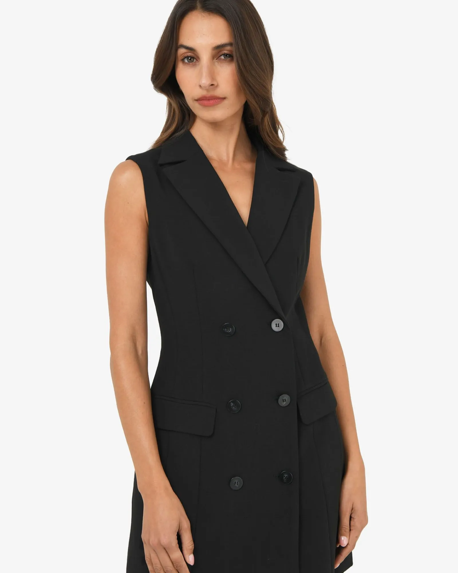 Forcast Nikki Double Breasted Dress* Mini Dresses|Mini Dresses