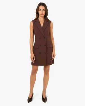 Forcast Nikki Double Breasted Dress* Mini Dresses|Mini Dresses