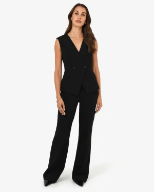 Forcast Nikki Flared Leg Pants* High-Waisted Pants|Work Pants