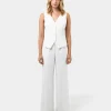 Forcast Nikki Tailored Elastic Pants* High-Waisted Pants|Wide-Leg Pants