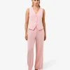 Forcast Nikki Tailored Pants* High-Waisted Pants|Straight Leg Pants