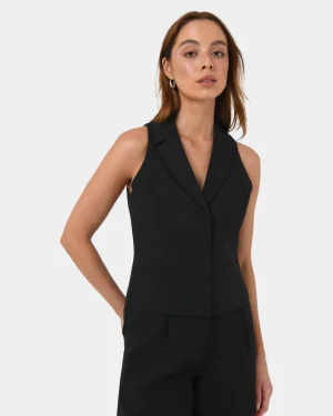 Forcast Nikki Tailored Vest* T-Shirts & Tops|Work Tops
