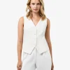 Forcast Nikki Tailored Waistcoat* T-Shirts & Tops|Work Tops