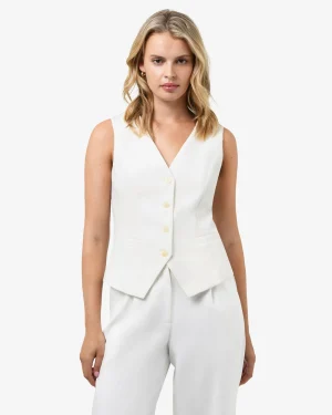 Forcast Nikki Tailored Waistcoat* T-Shirts & Tops|Work Tops