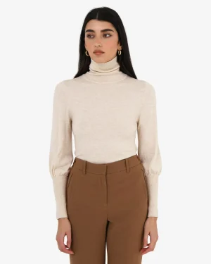 Forcast Nolan High Neck Knit* T-Shirts & Tops|Long Sleeve Tops