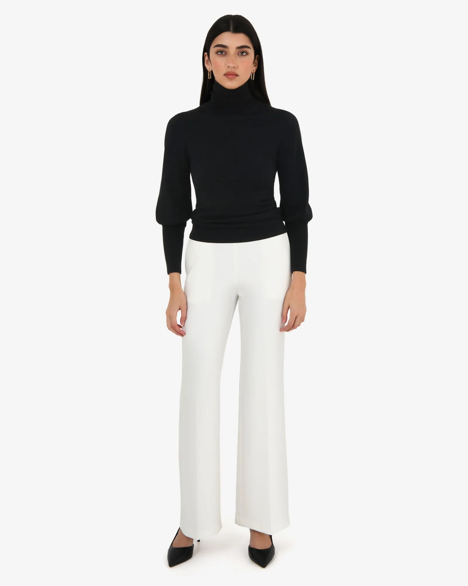 Forcast Nolan High Neck Knit* T-Shirts & Tops|Long Sleeve Tops