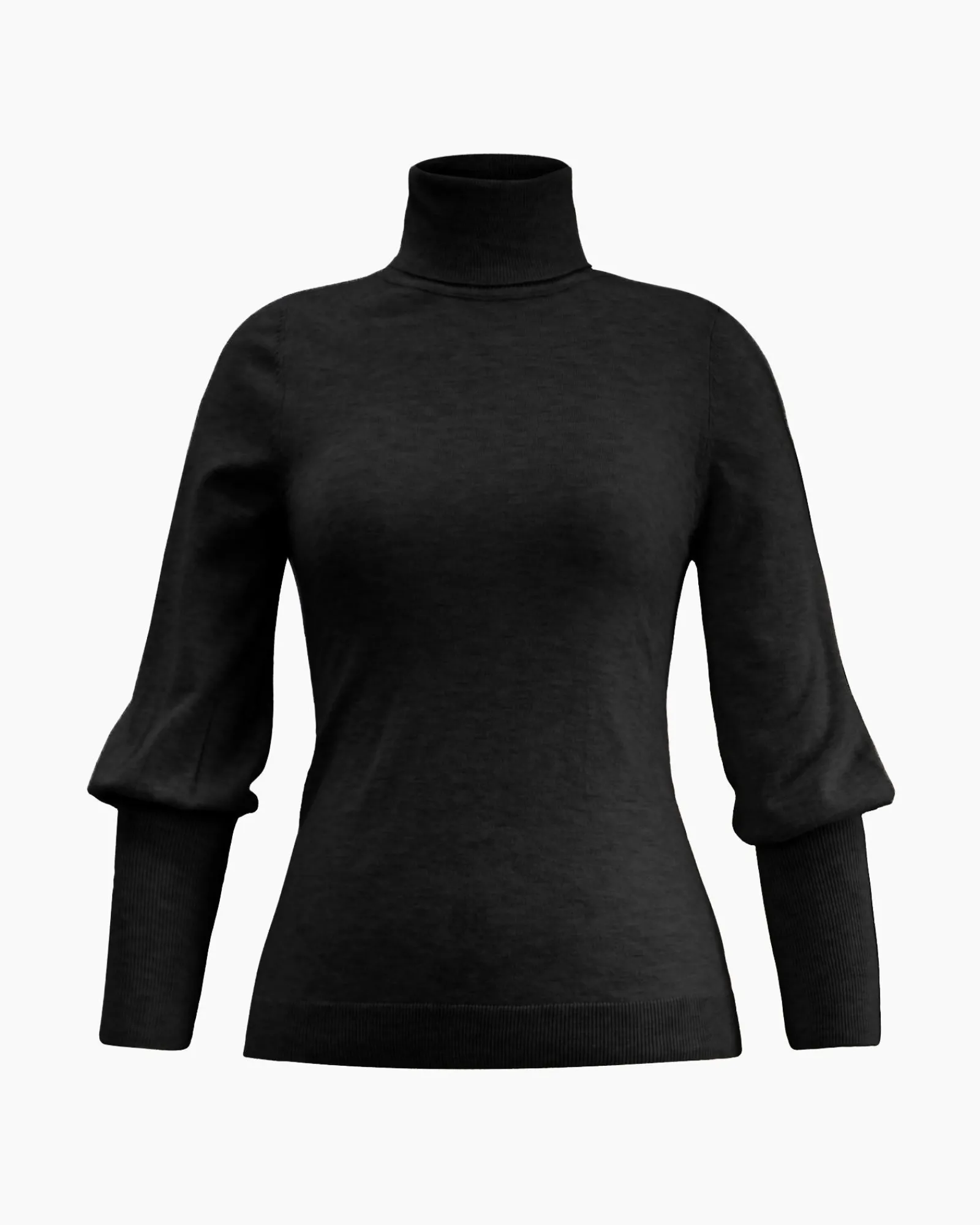 Forcast Nolan High Neck Knit* T-Shirts & Tops|Long Sleeve Tops