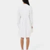 Forcast Oakley Cotton Tie Shirt Dress* Conscious|Midi Dresses