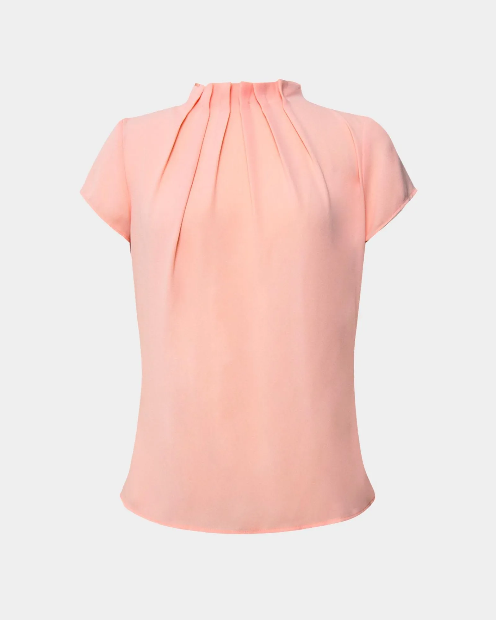 Forcast Olivia Pleated High Neck Top* T-Shirts & Tops|Work Tops