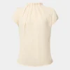 Forcast Olivia Pleated High Neck Top* T-Shirts & Tops|Work Tops