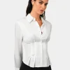 Forcast Paige Gathered Shirt* Long Sleeve Tops|Shirts & Blouses