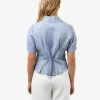 Forcast Paige Short Sleeve Blouse* Shirts & Blouses|Work Tops