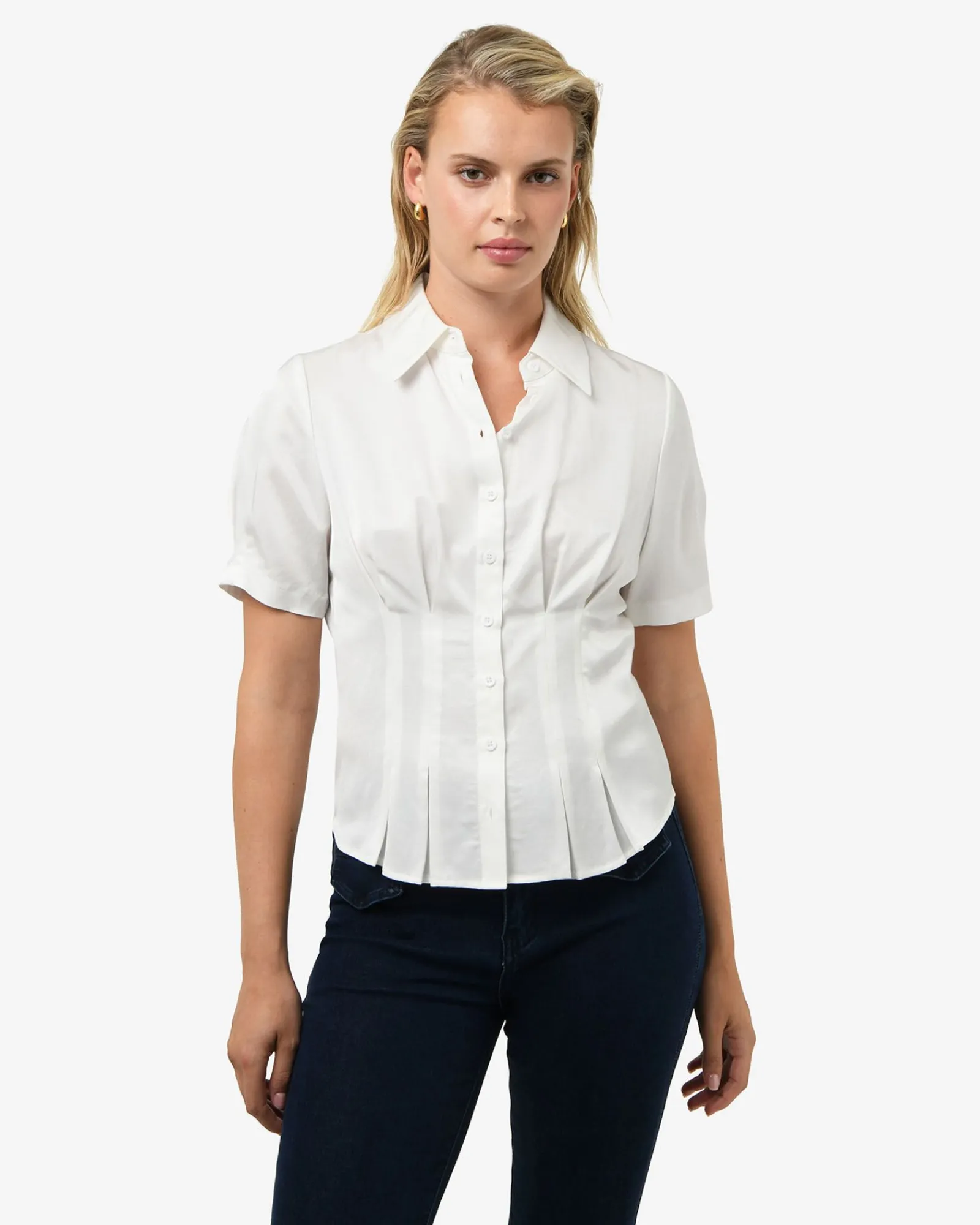 Forcast Paige Short Sleeve Blouse* T-Shirts & Tops|Shirts & Blouses