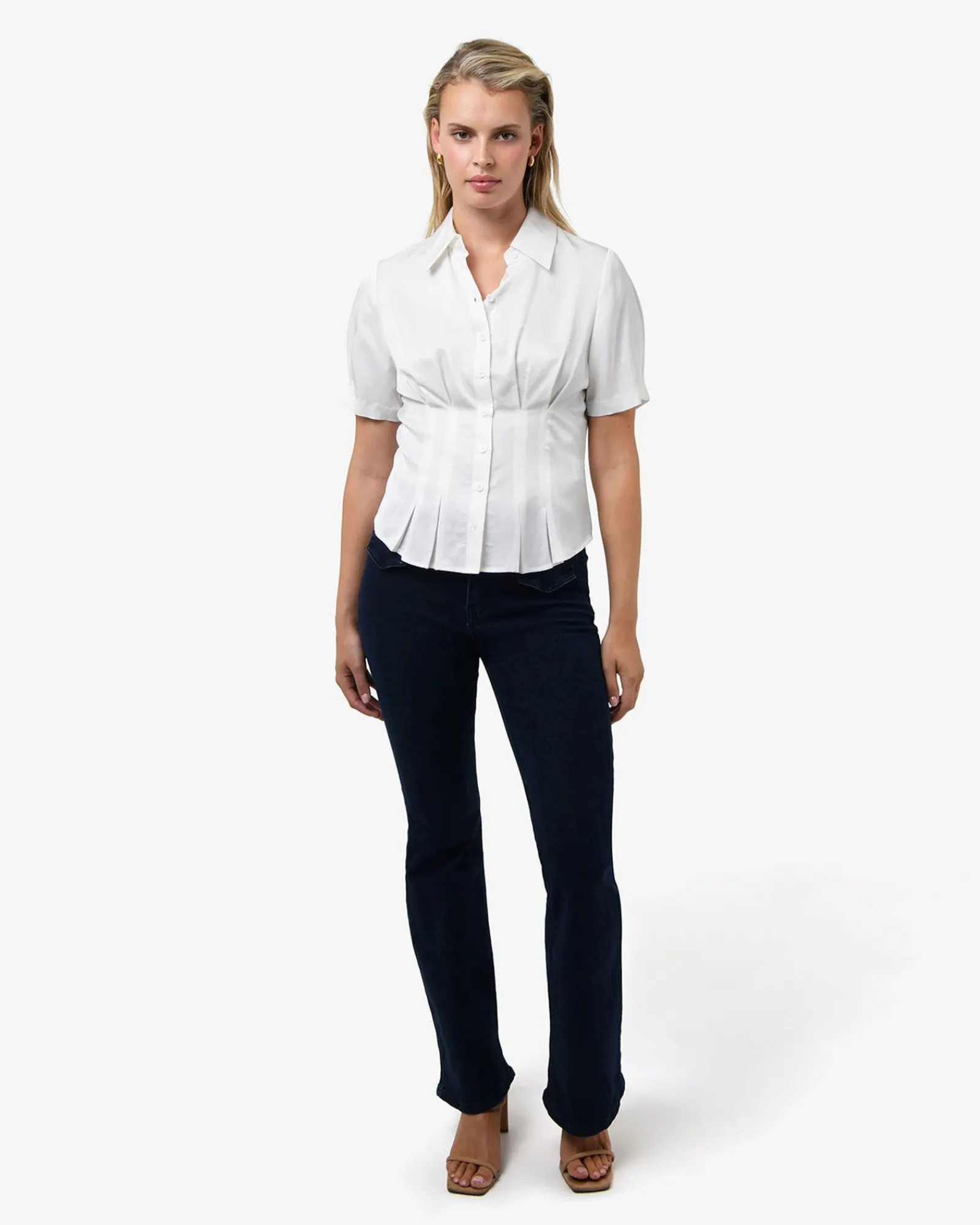 Forcast Paige Short Sleeve Blouse* T-Shirts & Tops|Shirts & Blouses