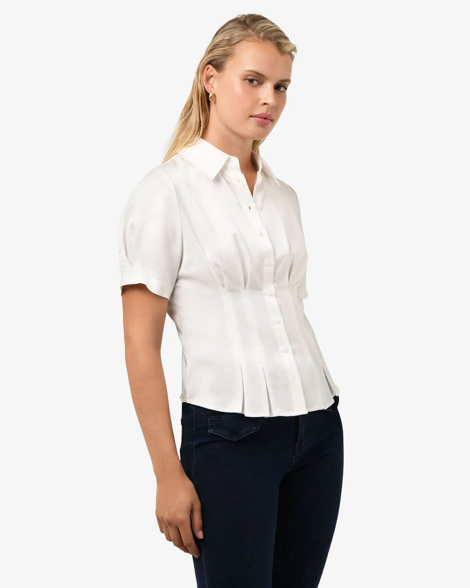 Forcast Paige Short Sleeve Blouse* T-Shirts & Tops|Shirts & Blouses