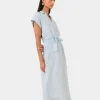 Forcast Paris Linen Midi Dress* Conscious|Midi Dresses