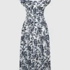Forcast Pearl Floral Cotton Dress* Conscious|Midi Dresses