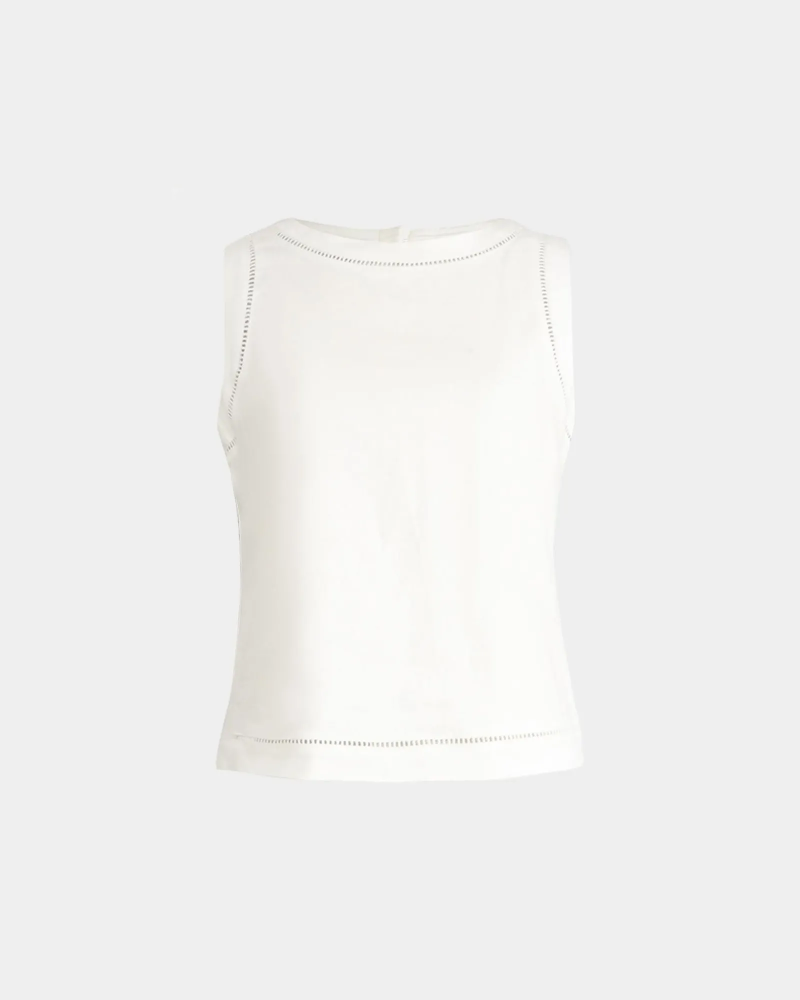 Forcast Perry Linen Embroidery Top* T-Shirts & Tops|Work Tops