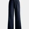 Forcast Perry Linen Tailored Pants* High-Waisted Pants|Straight Leg Pants