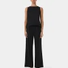 Forcast Perry Linen Tailored Pants* High-Waisted Pants|Straight Leg Pants
