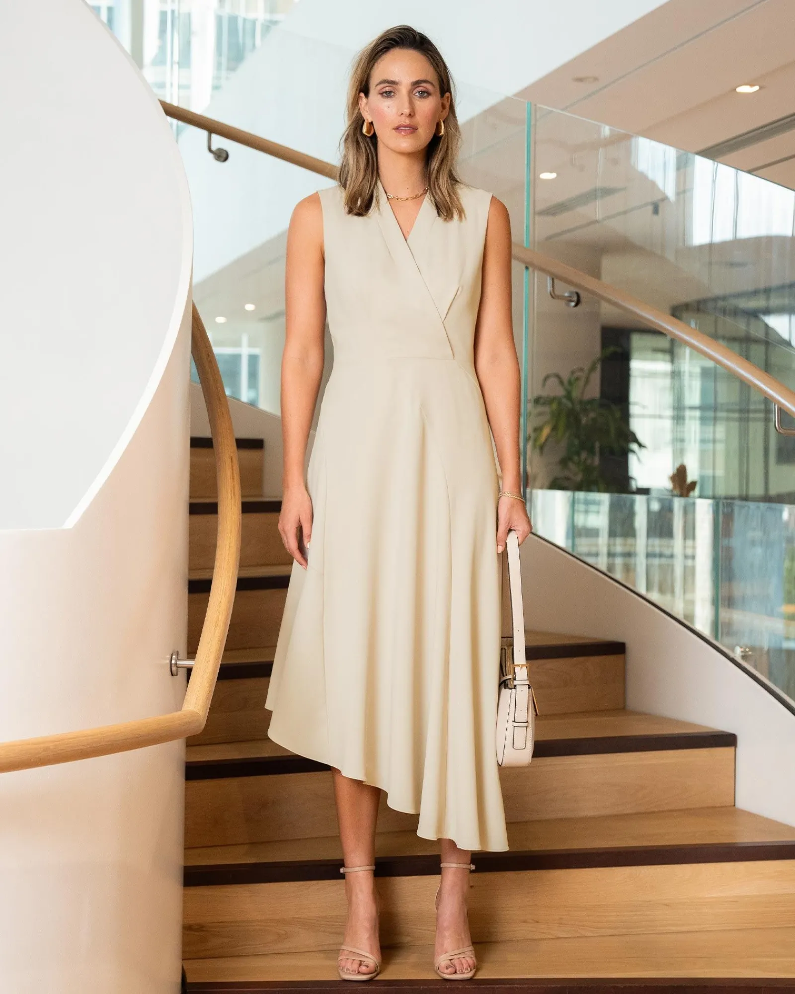 Forcast Polly Bias Midi Dress* Midi Dresses|Midi Dresses