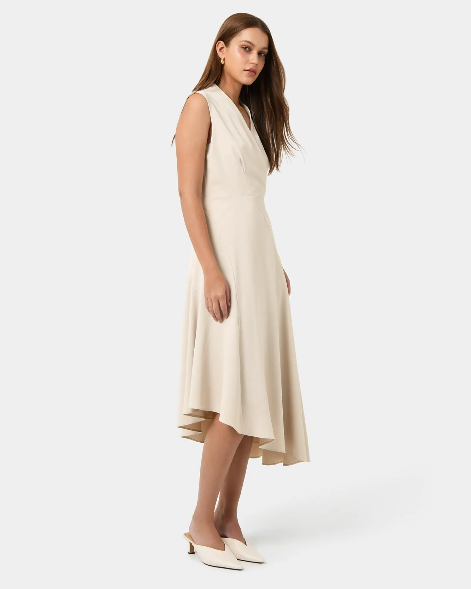 Forcast Polly Bias Midi Dress* Midi Dresses|Midi Dresses