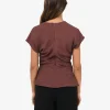 Forcast Pricilla Draped Top* T-Shirts & Tops|Work Tops