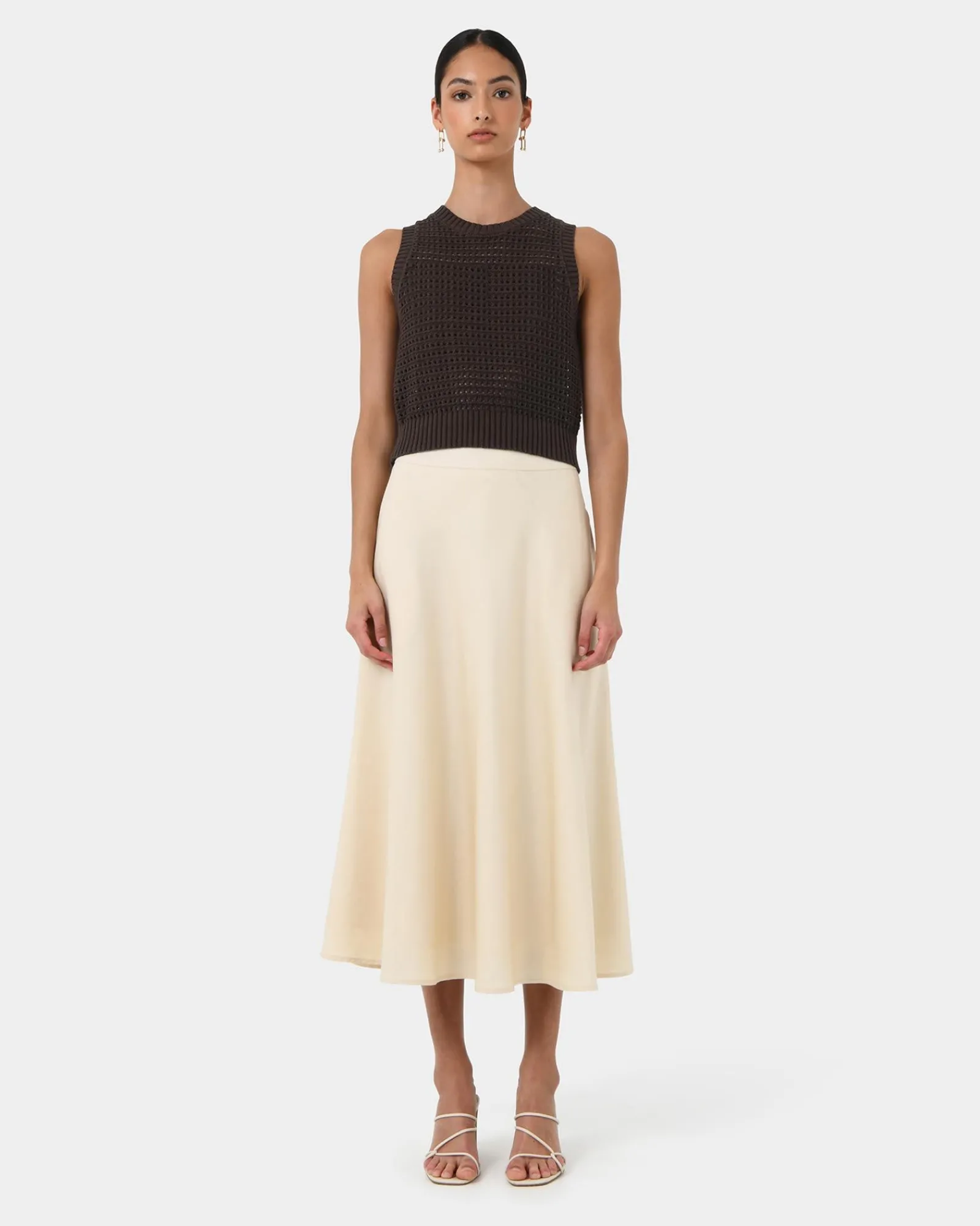 Forcast Quinta Open Knit Top* T-Shirts & Tops|Work Tops