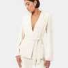 Forcast Rain Belted Blazer* Work Tops|Jackets & Blazers
