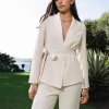 Forcast Rain Belted Blazer* Work Tops|Jackets & Blazers