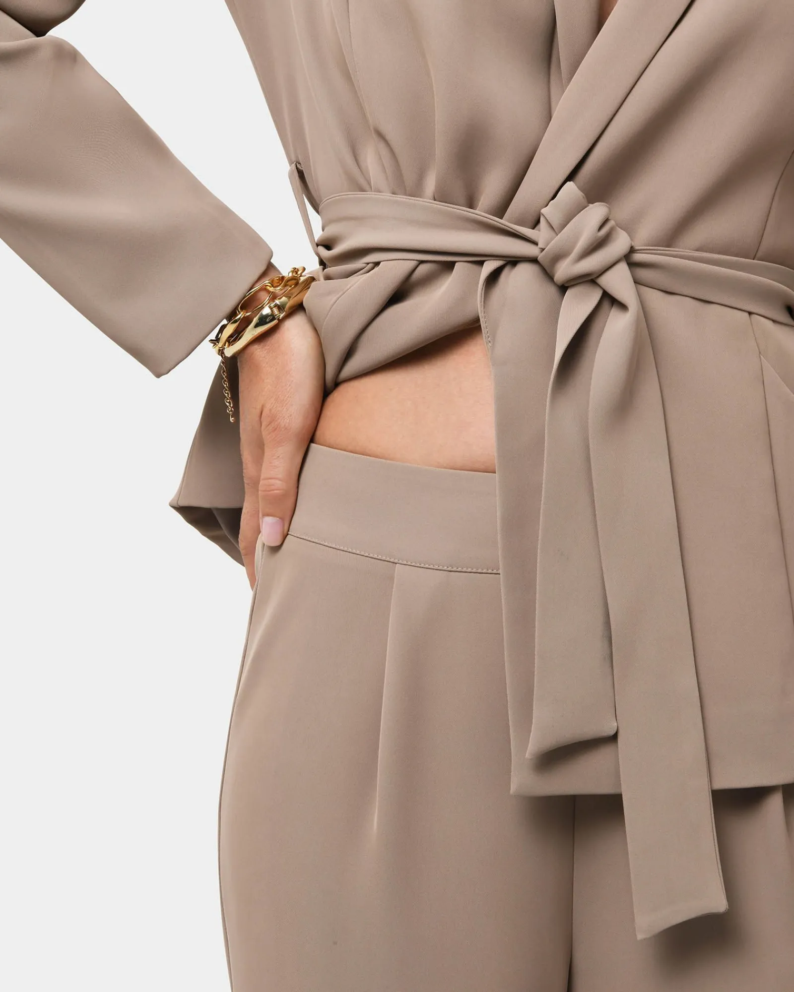 Forcast Rain Elastic Waist Pants* High-Waisted Pants|Straight Leg Pants