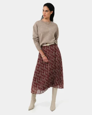 Forcast Rema Floral Pleated Skirt* Midi & Maxi Skirts|Work Skirts