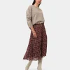 Forcast Rema Floral Pleated Skirt* Midi & Maxi Skirts|Work Skirts