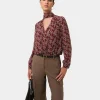 Forcast Rema Floral Tie Blouse* Long Sleeve Tops|Shirts & Blouses