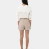 Forcast Ria Stripe Cotton Shorts* Work Pants|Shorts