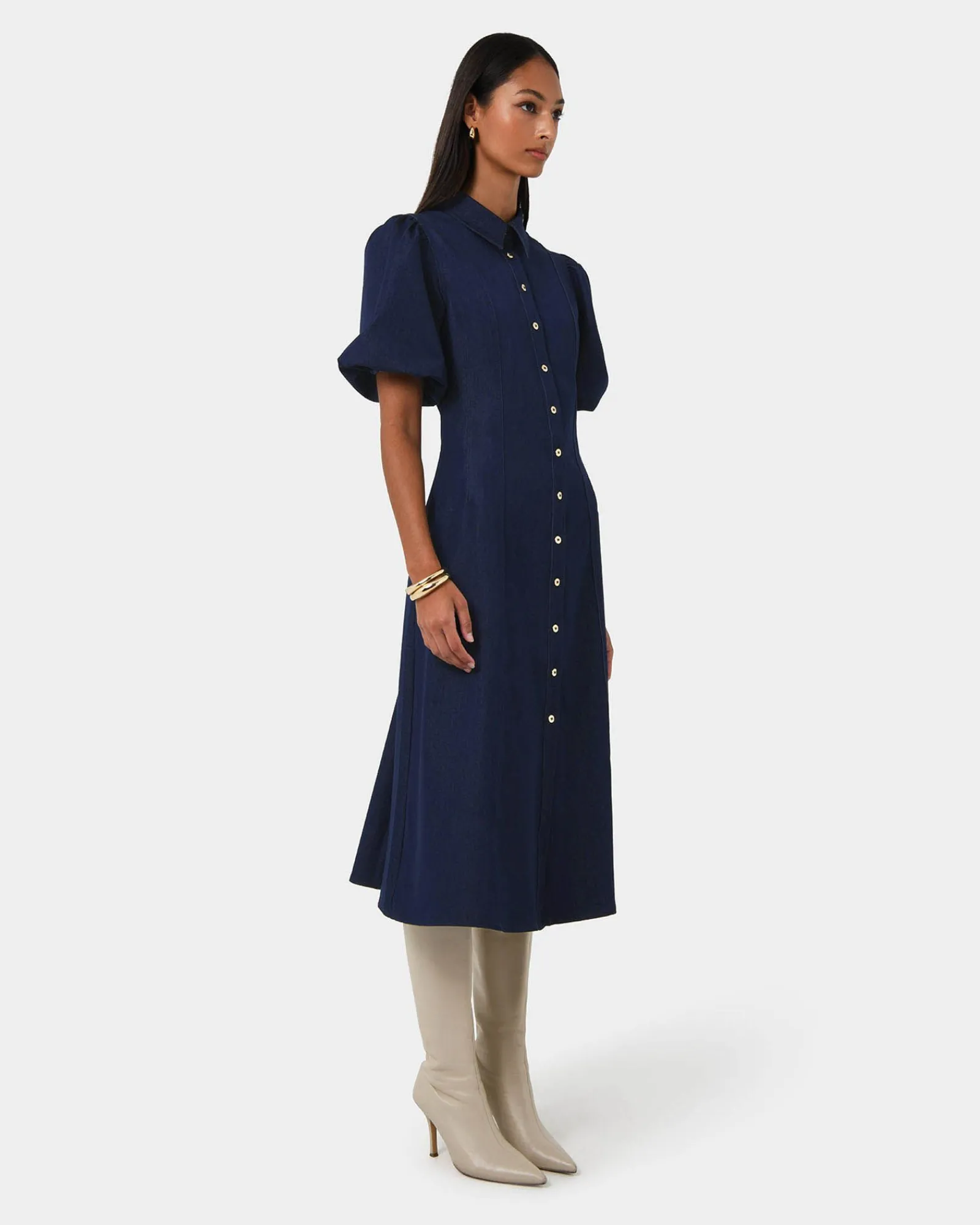 Forcast Ruka Midi Dress* Midi Dresses|Midi Dresses