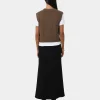 Forcast Rulia V-neck Knit Vest* T-Shirts & Tops|Work Tops