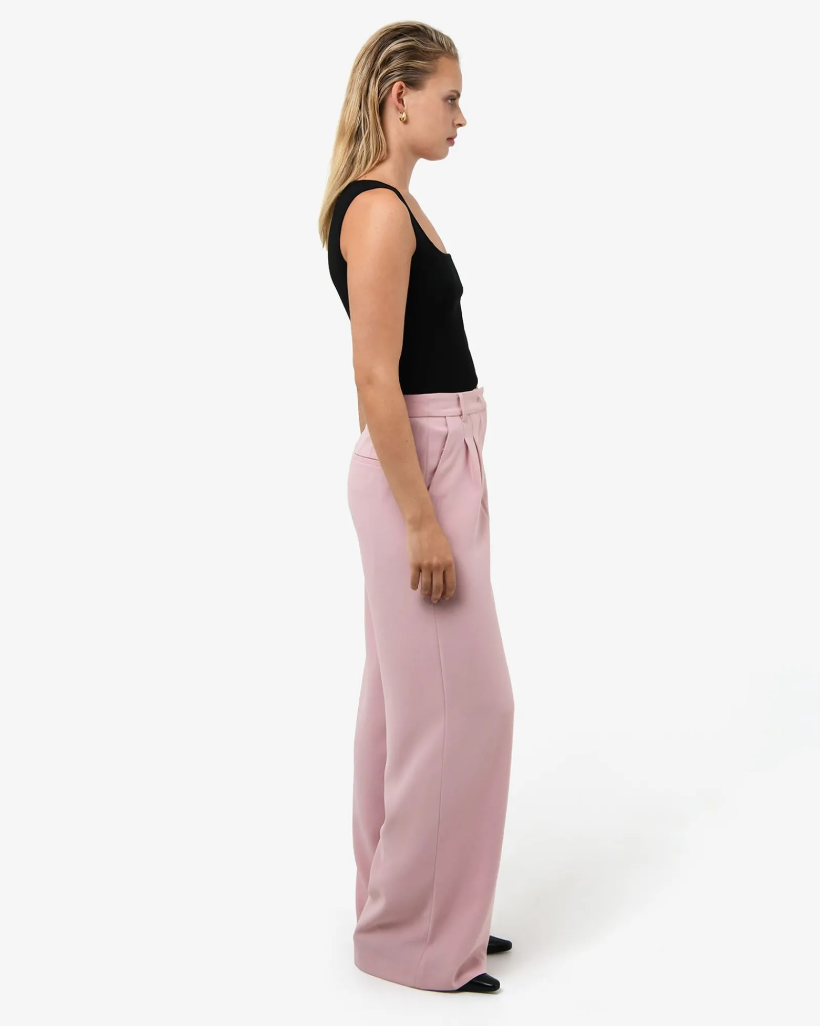 Forcast Rumy Wide Leg Tailored Pants* High-Waisted Pants|Wide-Leg Pants