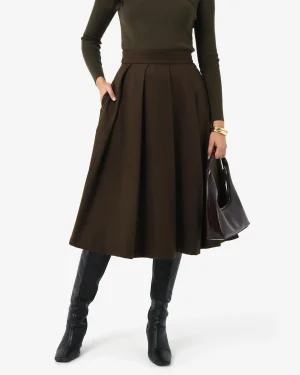 Forcast Ryan Pleated Midi Skirt* Midi & Maxi Skirts|Work Skirts