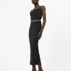 Forcast Safa Bias Slip Dress* Black Dresses|Black Dresses