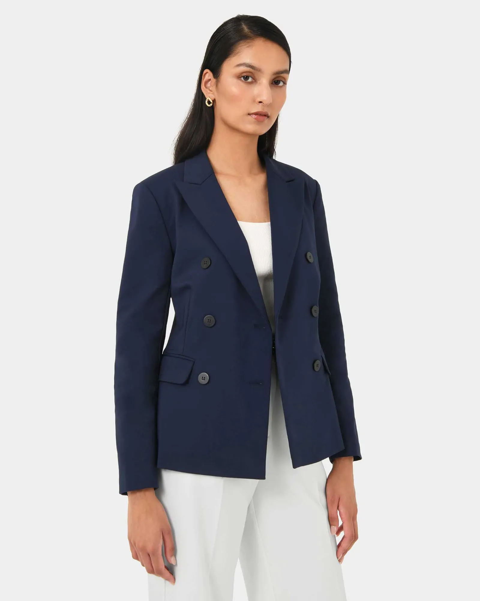 Forcast Safira Double Breasted Blazer* Jackets & Blazers|Matching Sets