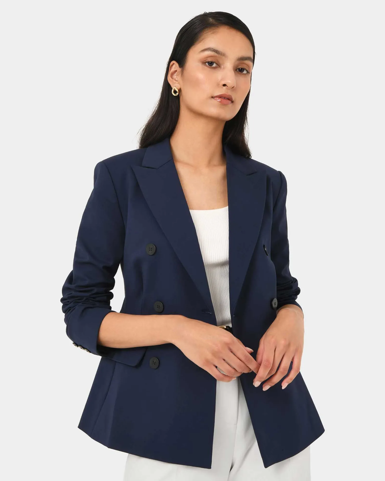 Forcast Safira Double Breasted Blazer* Jackets & Blazers|Matching Sets