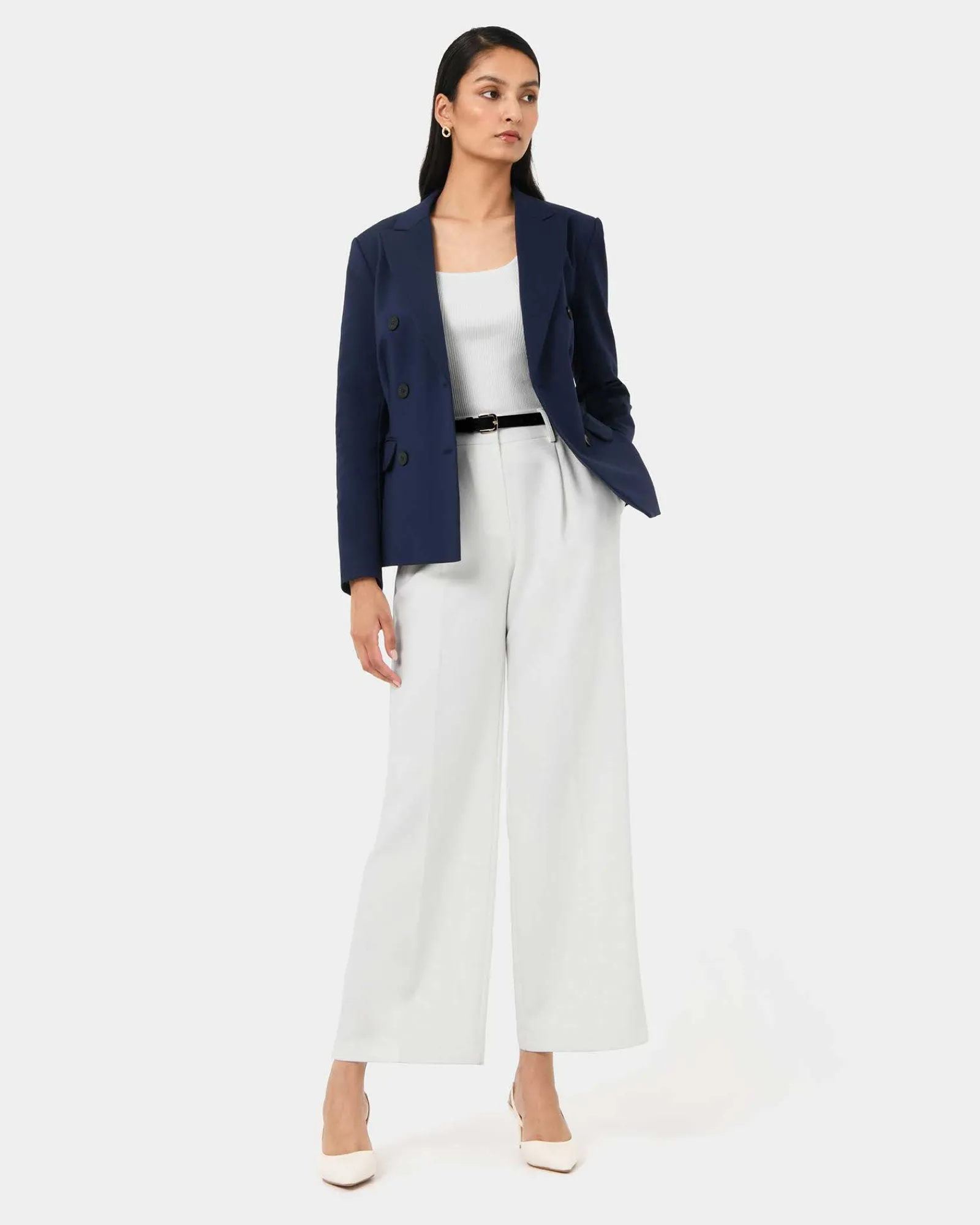 Forcast Safira Double Breasted Blazer* Jackets & Blazers|Matching Sets