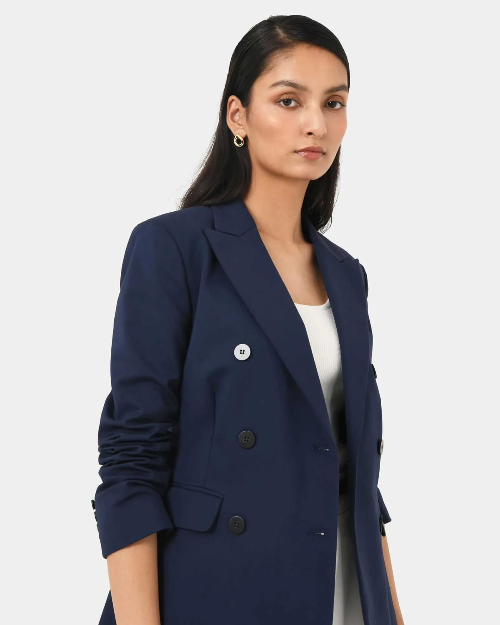 Forcast Safira Double Breasted Blazer* Jackets & Blazers|Matching Sets